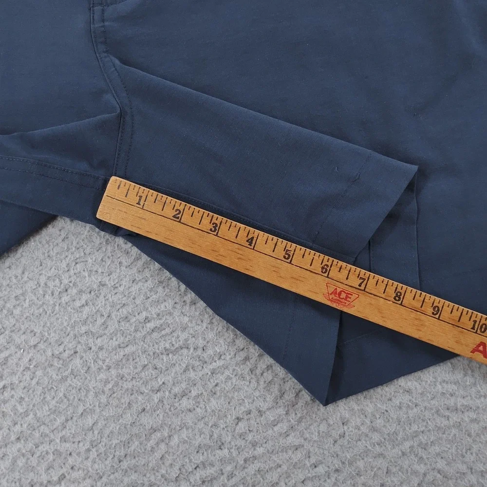 Faherty All Day Shorts Mens 36 Blue Stretch Chino Drawstring Beach Casual Summer